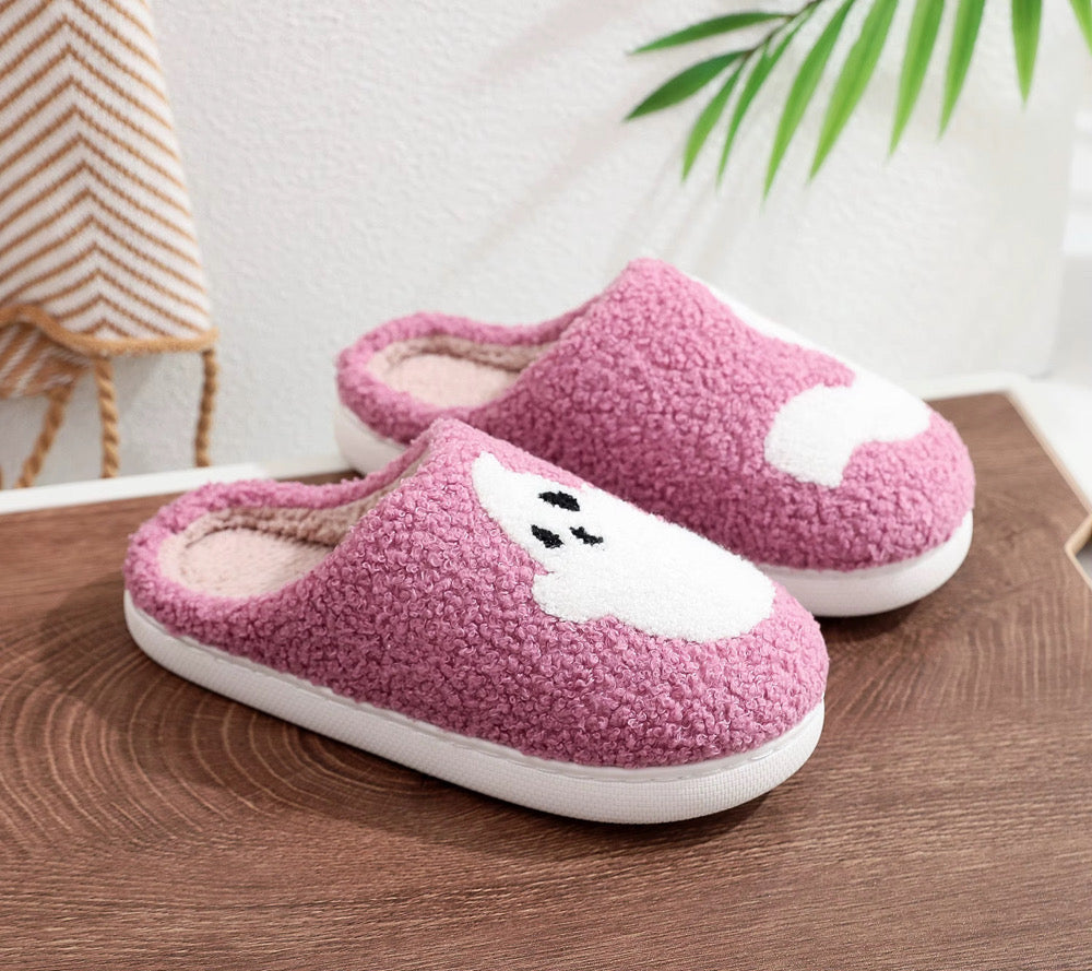Pink Spooky Ghost Slippers *CIJ SPECIAL*