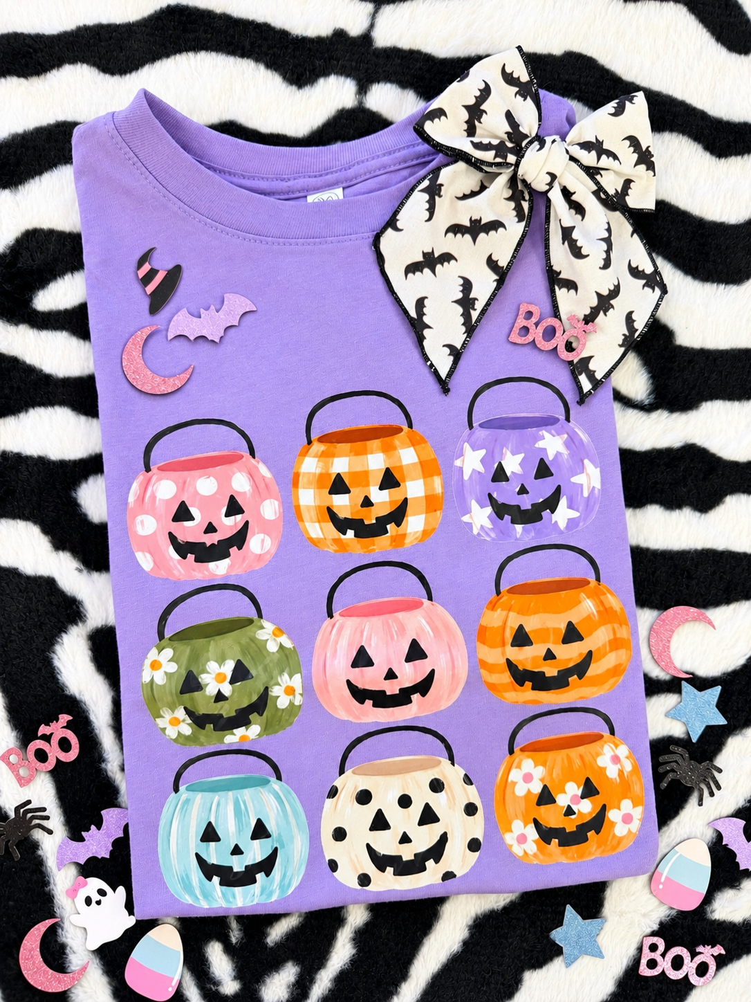 Girly Halloween Buckets Tee