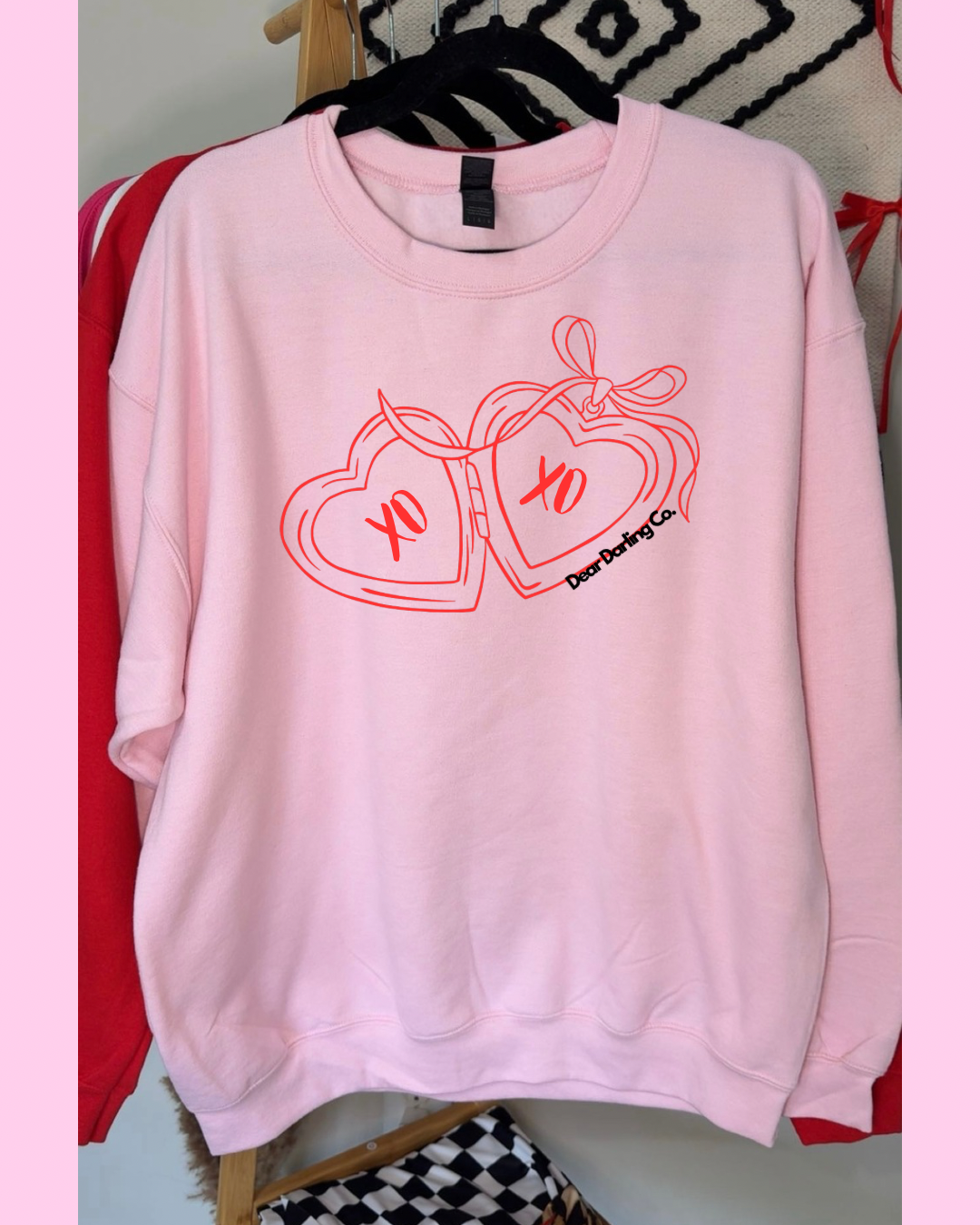 XOXO Locket Sweatshirt