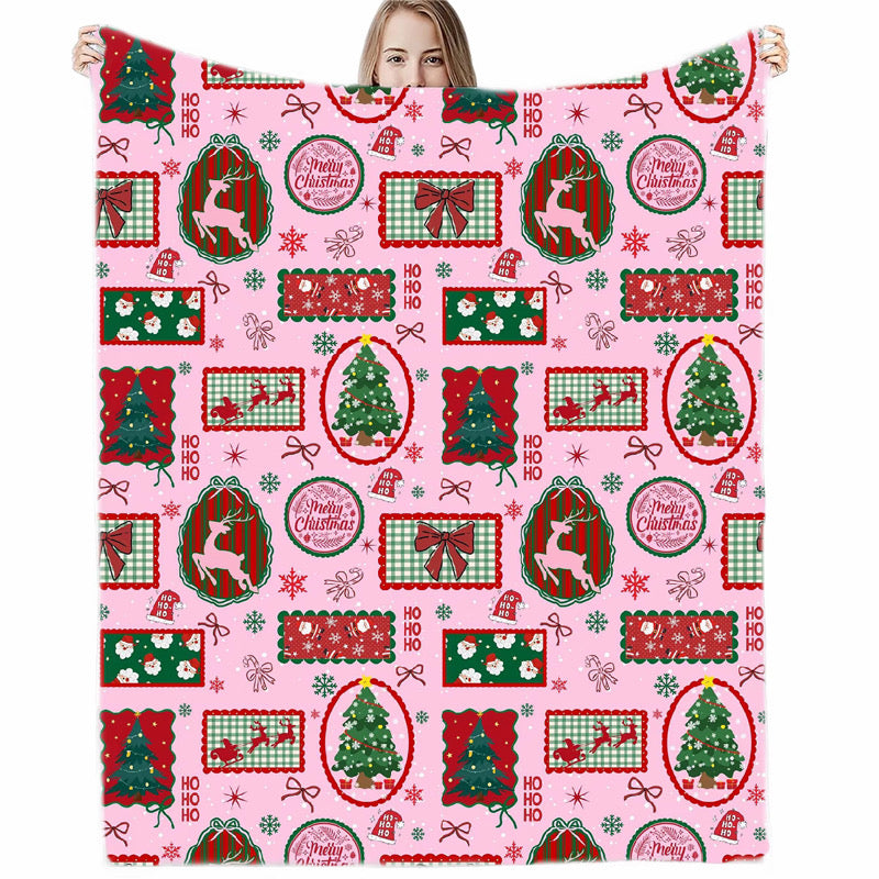 Pink Christmas Blanket *Pre Order* *CIJ SPECIAL*