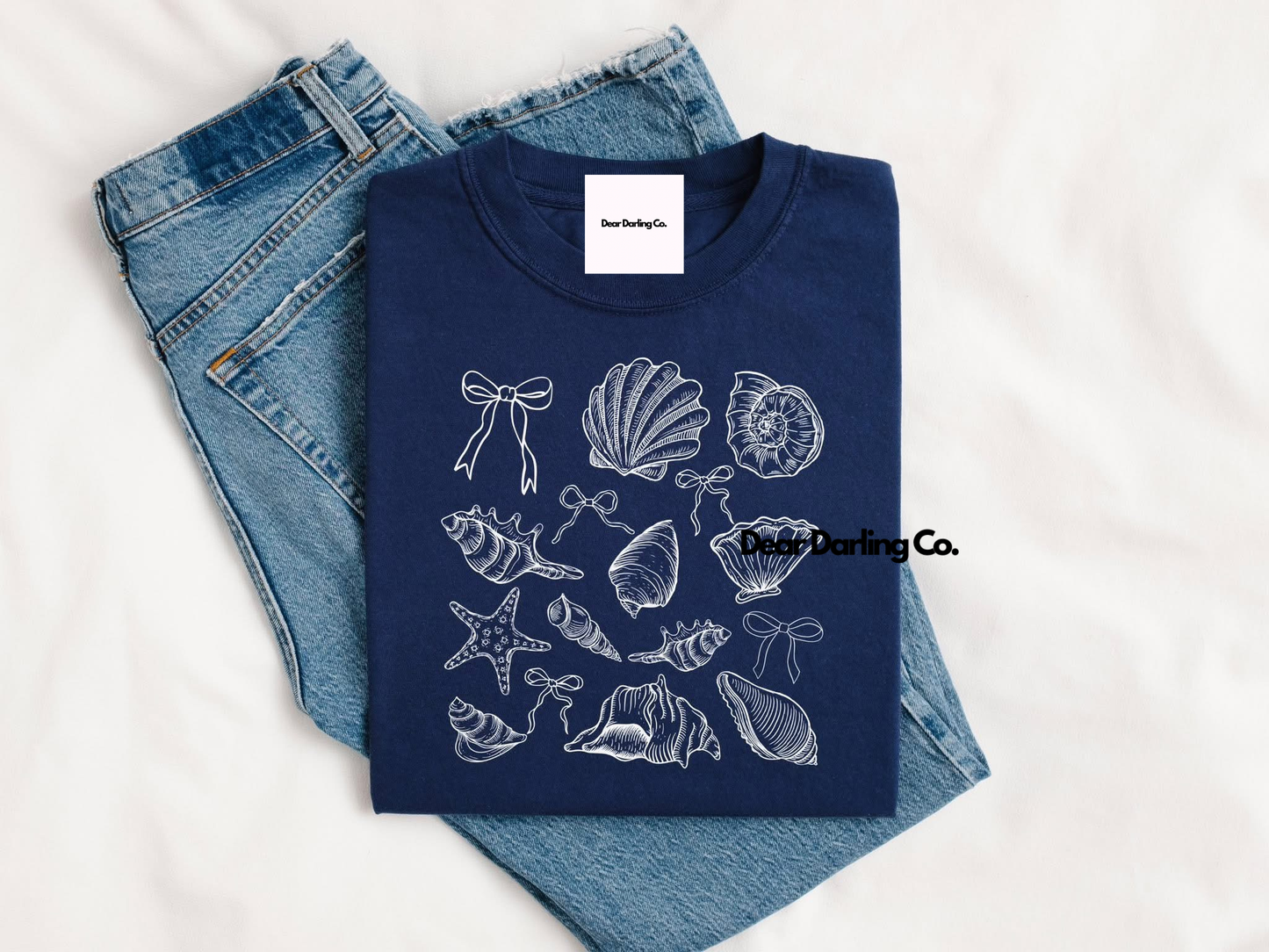 Beachy collage tee