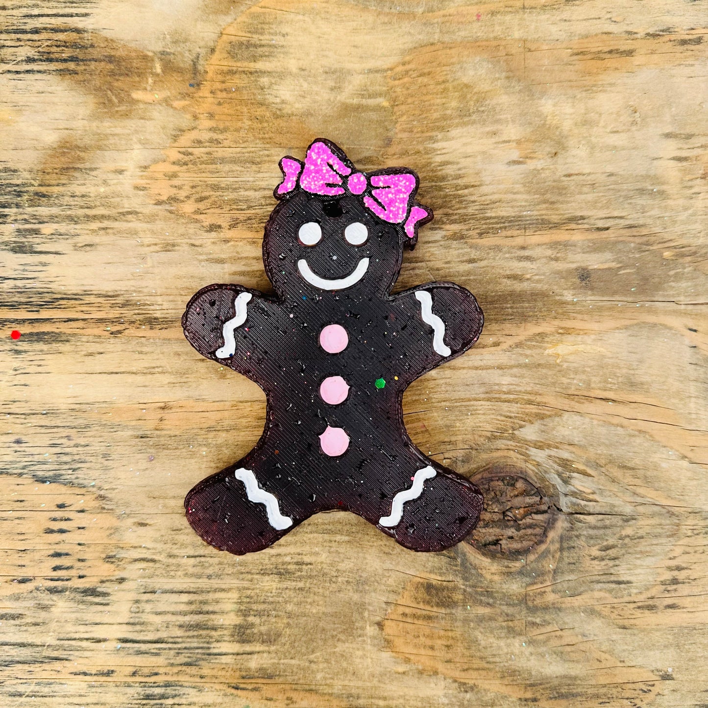 Christmas Gingerbread Woman Car Freshie