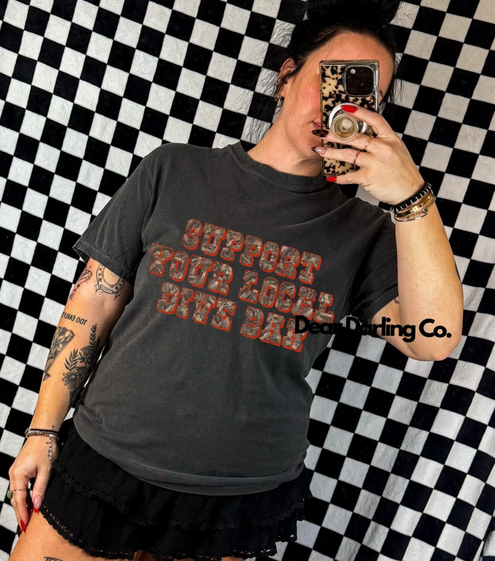 Support your local dive bar tee