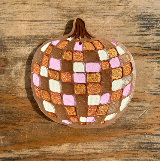 Fall Disco Pumpkin Car Freshie