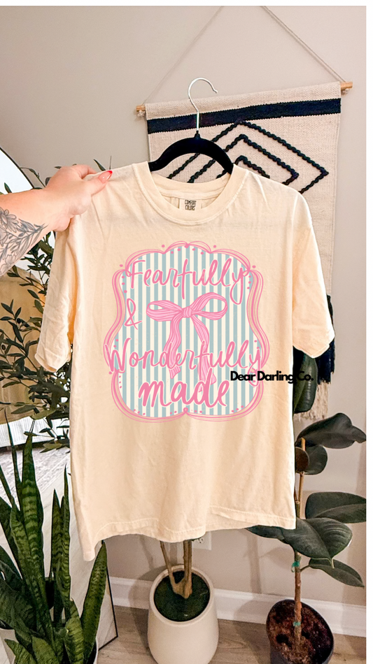 Fearfully and wonderfully made tee