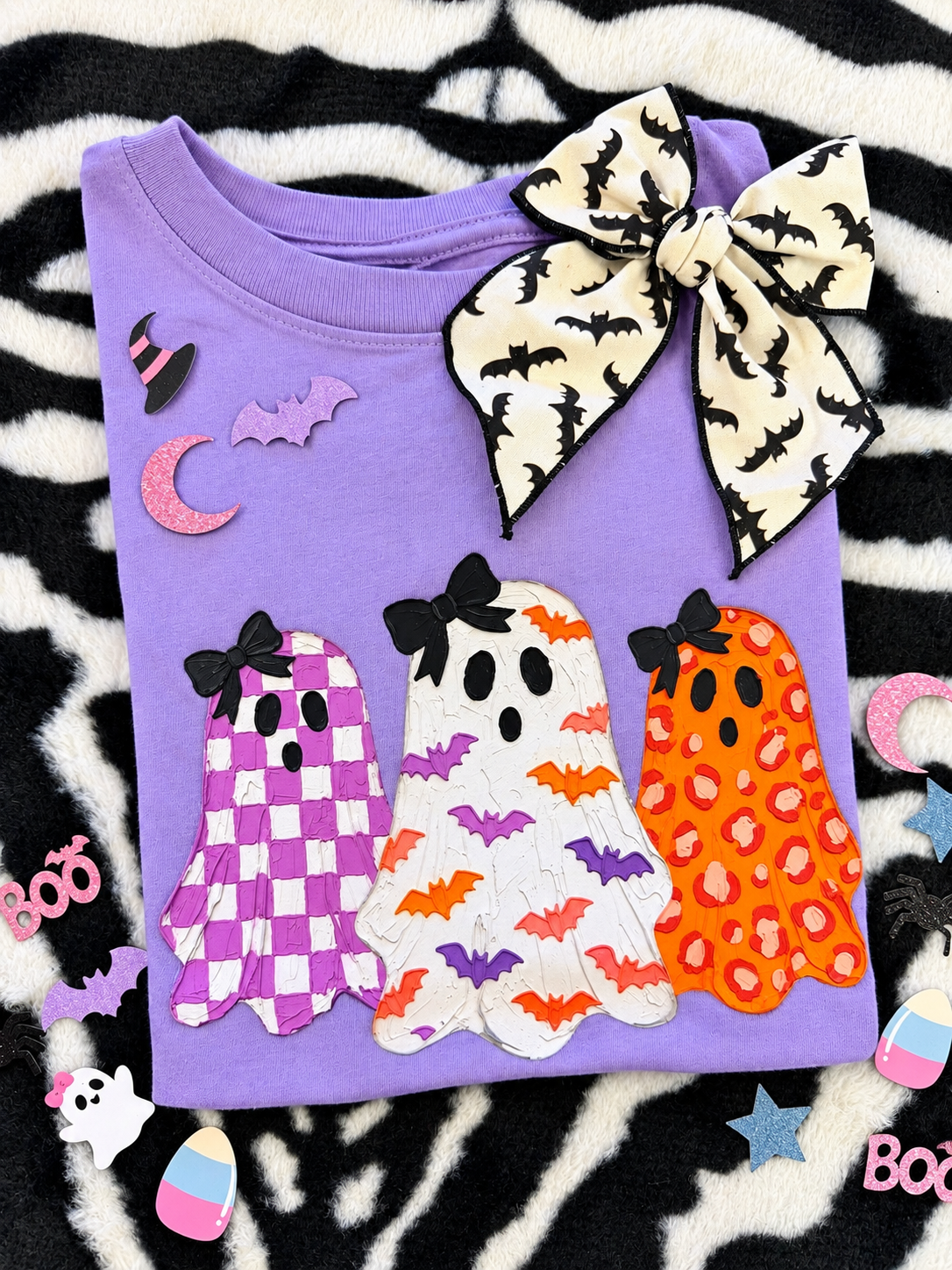 Girly Faux Clay Ghosts Tee