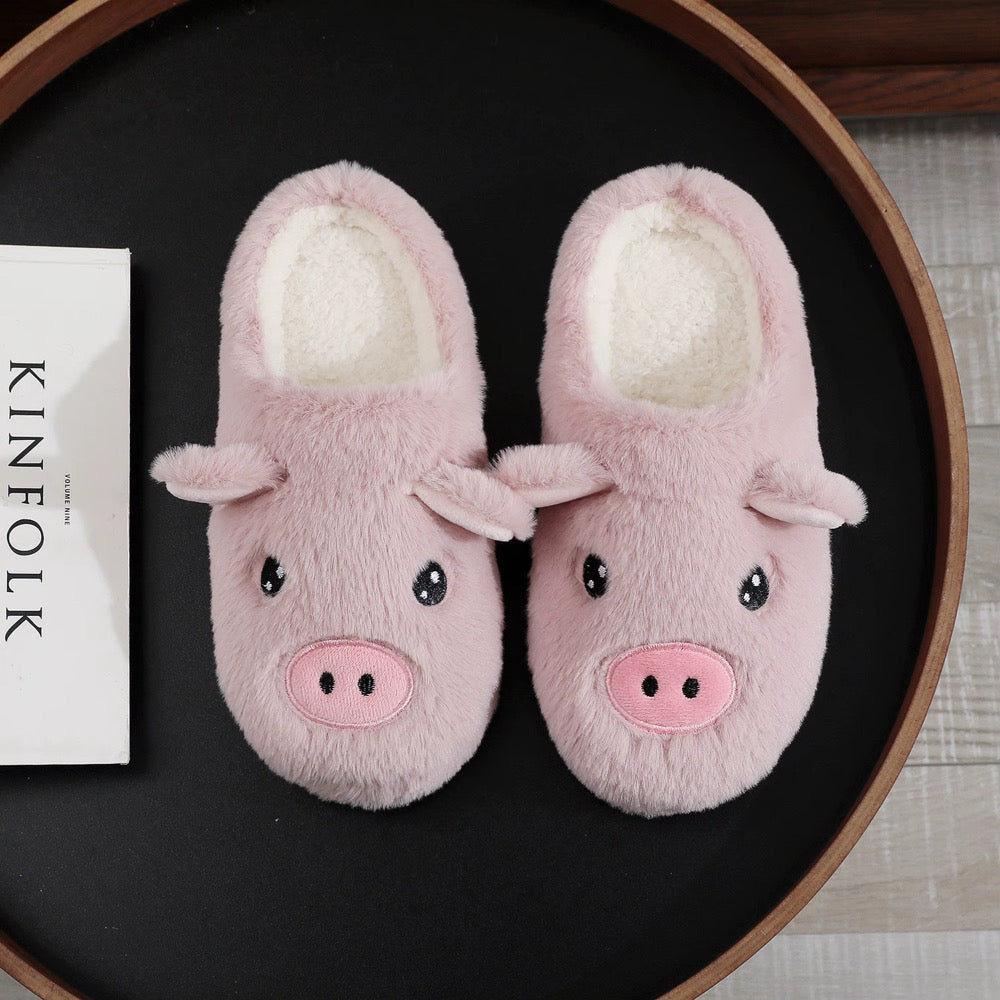 Fuzzy Pig Slippers *CIJ SPECIAL*