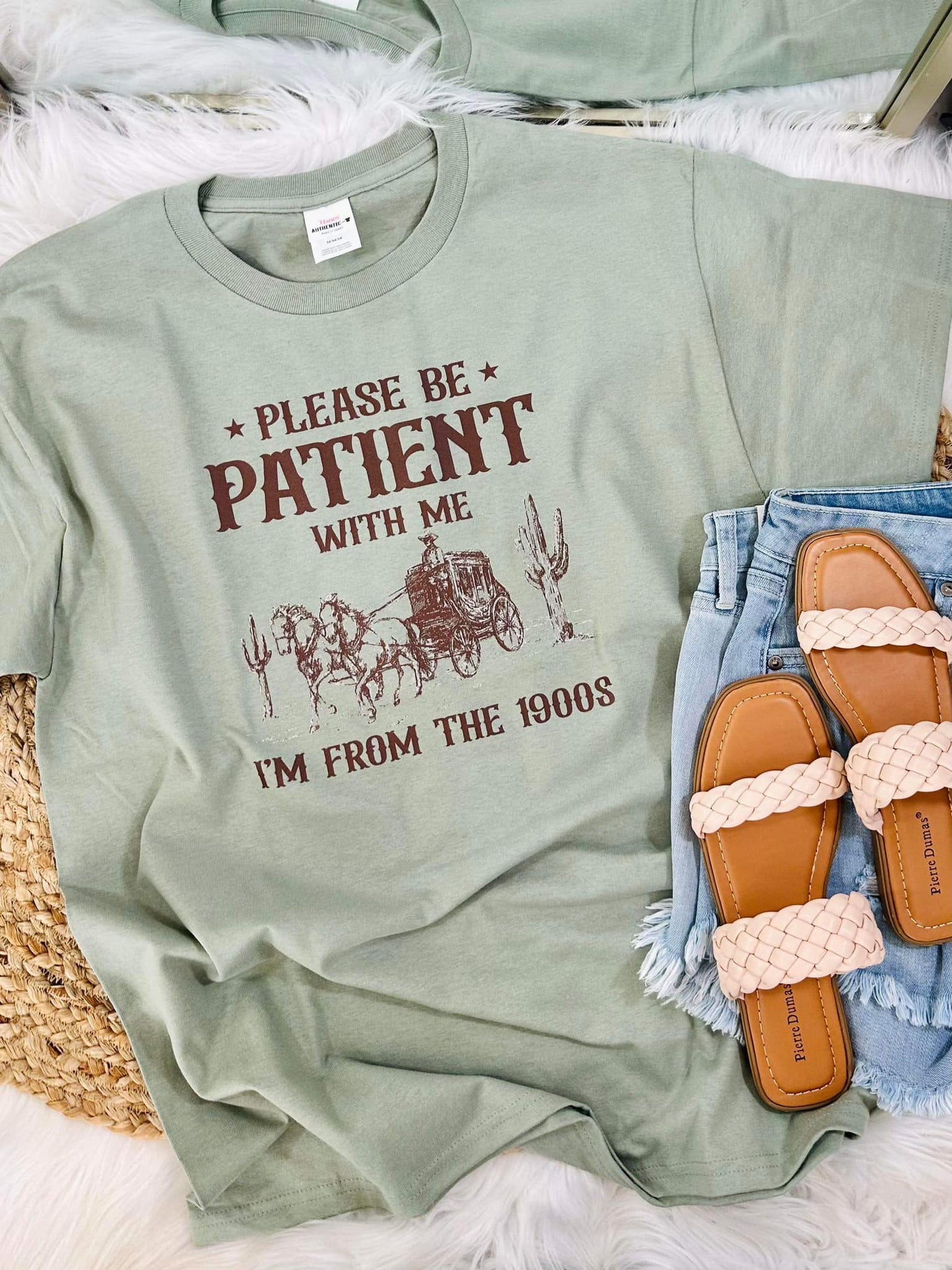Be Patient With Me I'm From The 1900's DTF Top