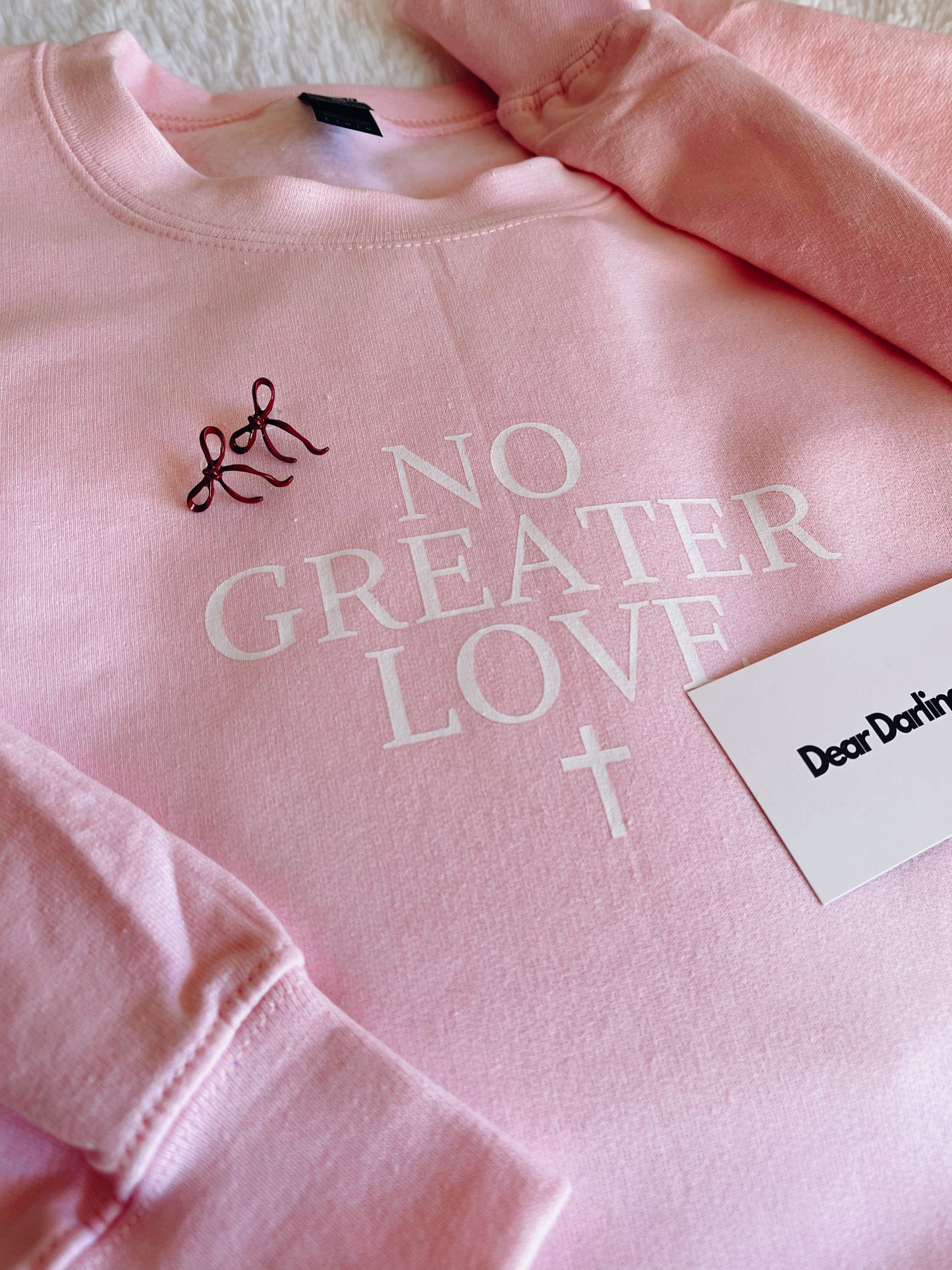 No Greater Love Sweatshirt or Tee