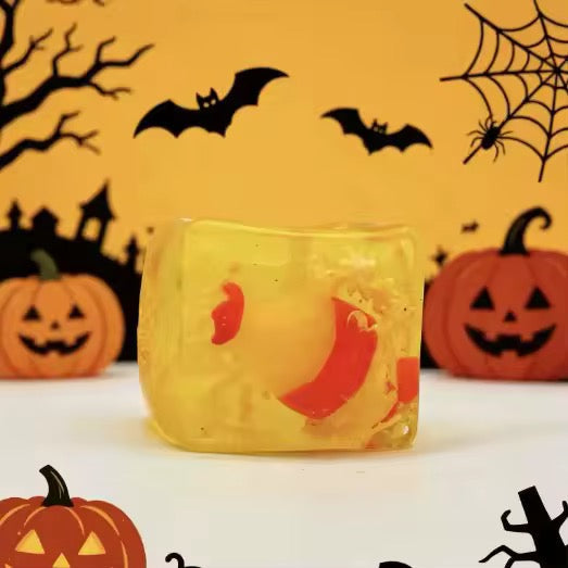 Halloween Glow In The Dark Cube Squishy *Pre Order* Early September Shipment