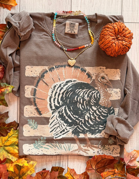 Turkey Stripes Tee/Long Sleeve Tee