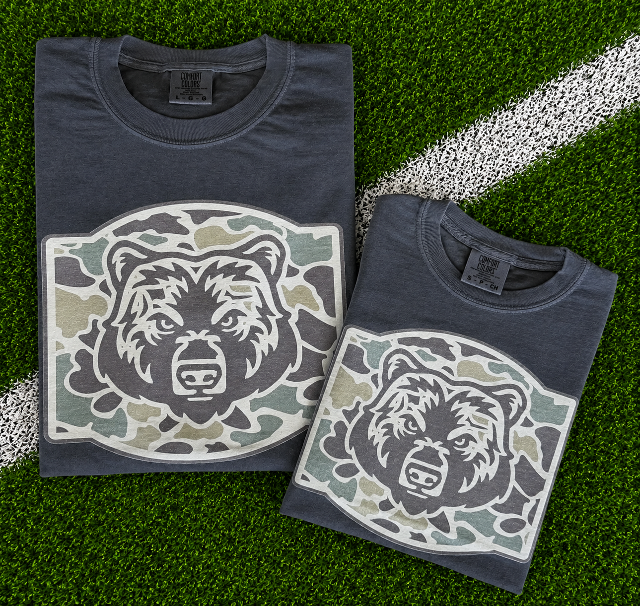 Bears Camo Mascot Tee