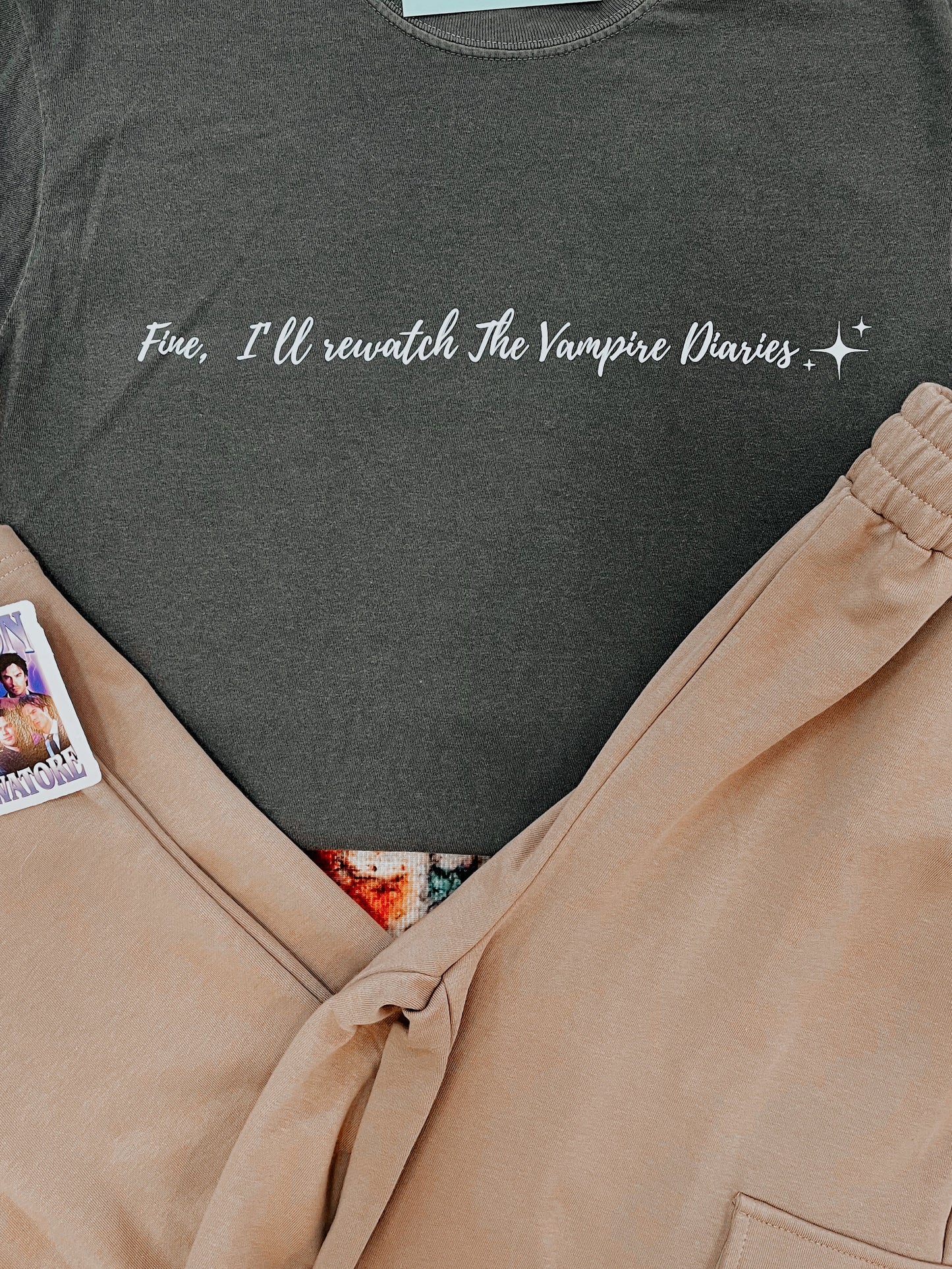 Fine, I'll rewatch The Vampire Diaries T-Shirt