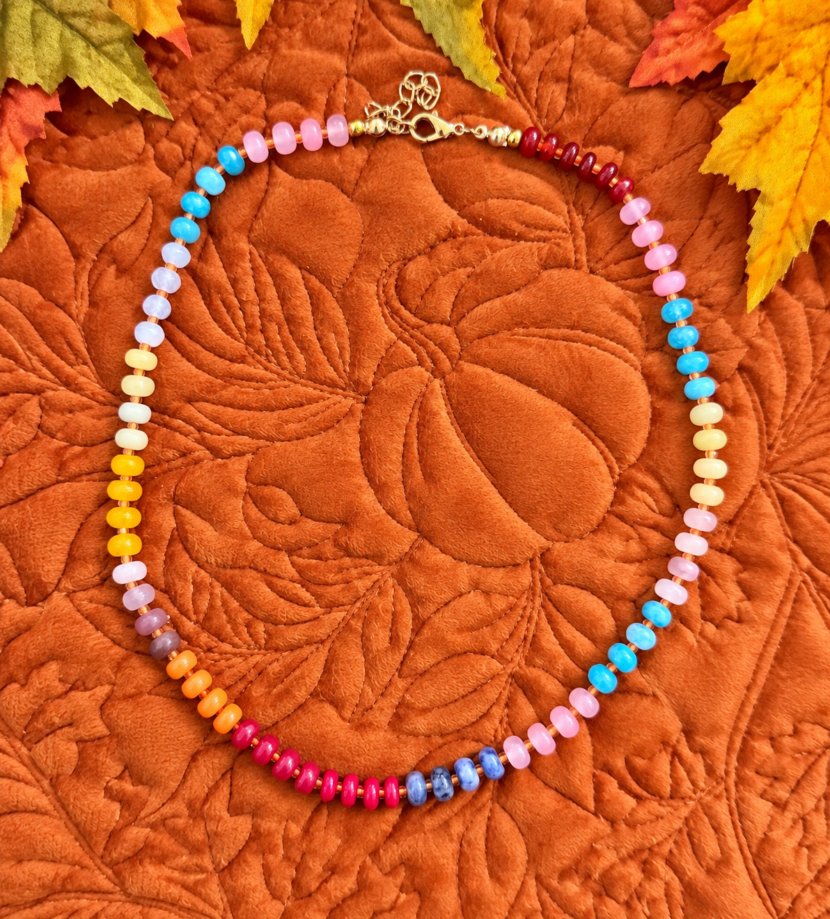 RTS Fall Beaded Necklace