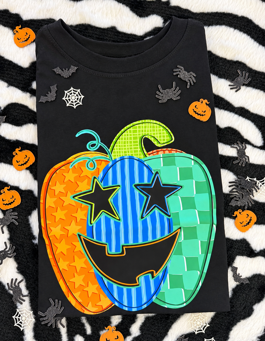 Boys Funky Pumpkin Tee