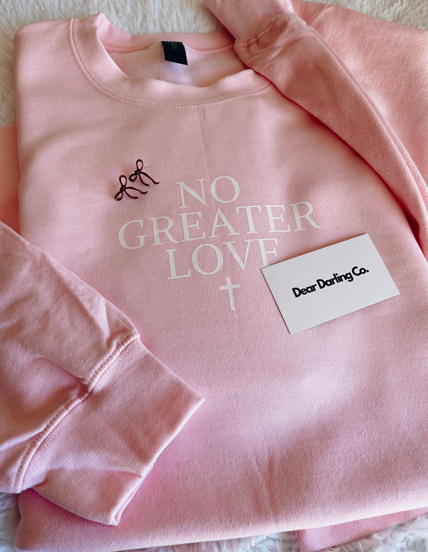 No Greater Love Sweatshirt or Tee