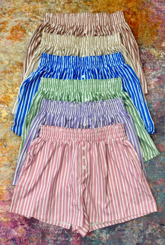 Striped Shorts *Pre Order* ROUND 5