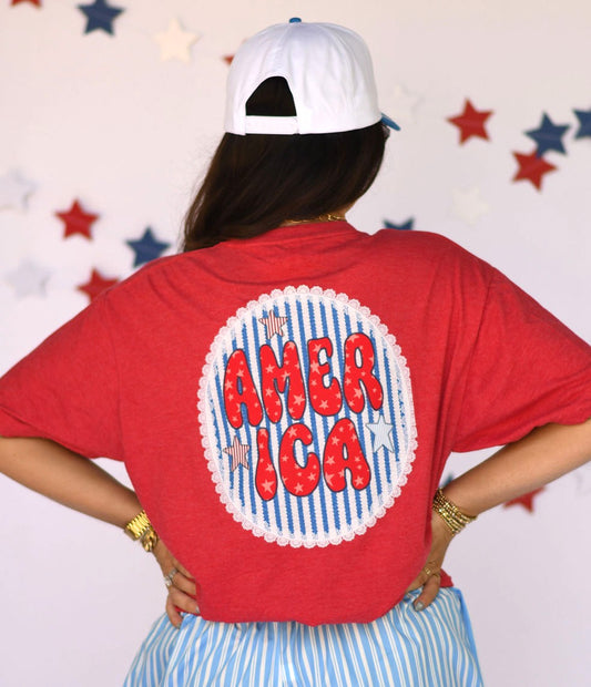 America Stars & Stripes Tee