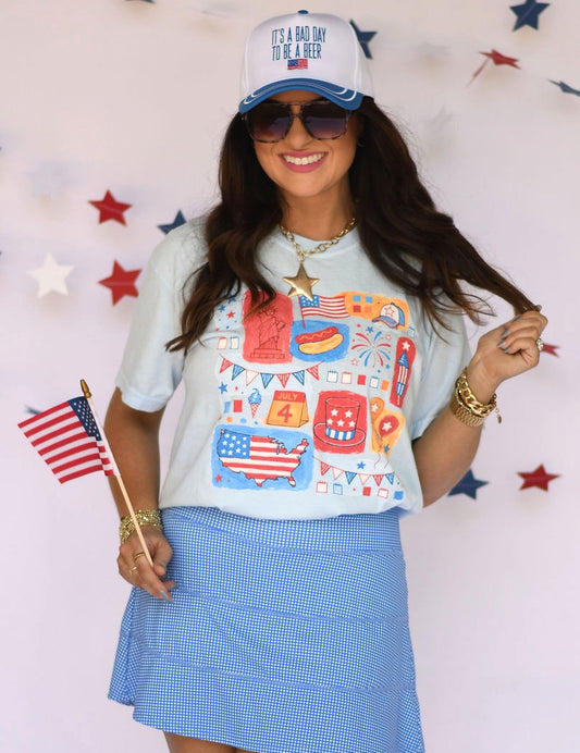 PATRIOTIC ICONS TEE
