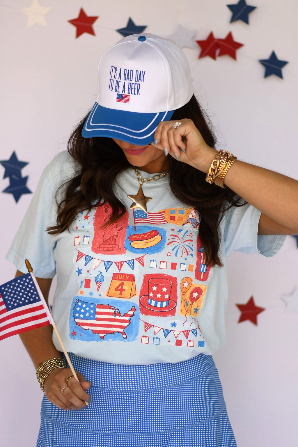 PATRIOTIC ICONS TEE
