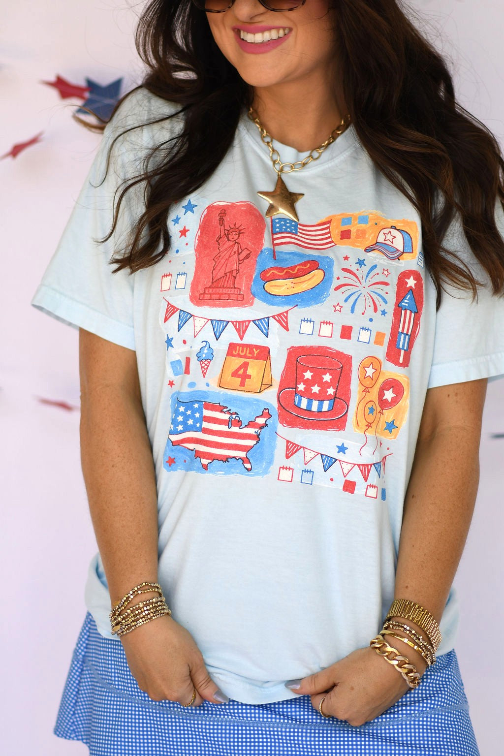 PATRIOTIC ICONS TEE