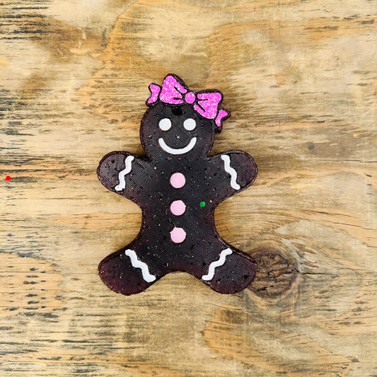 Christmas Gingerbread Woman Car Freshie