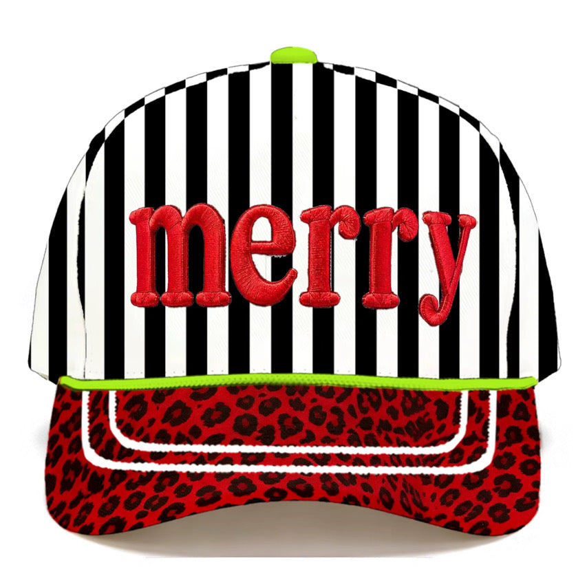 Merry Striped Leopard Hat *CIJ SPECIAL*