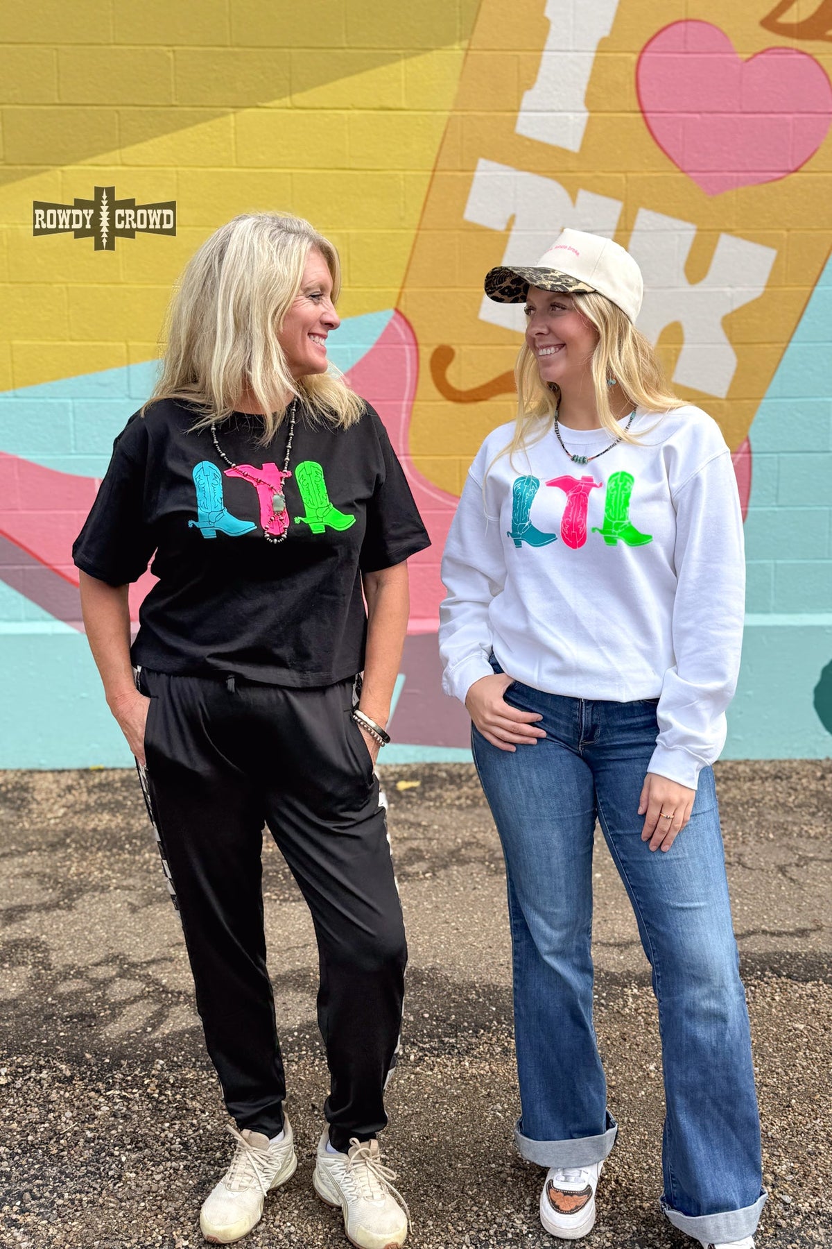 Neon Boots Sweater